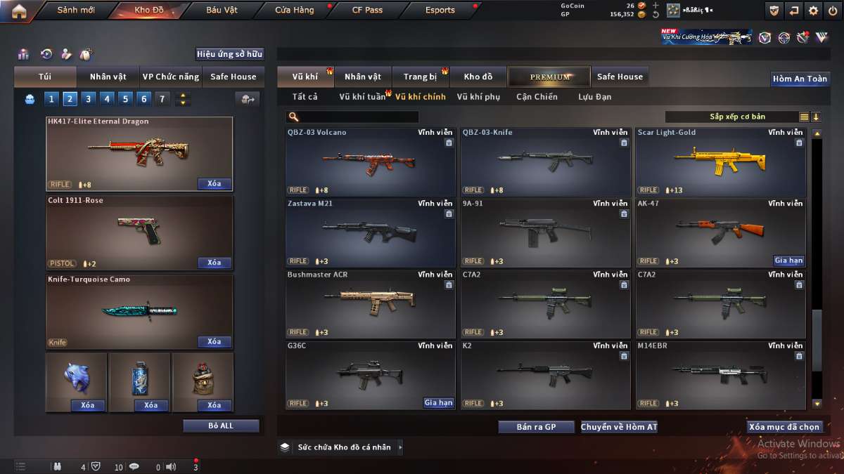 shop acc cf uy tin gia re